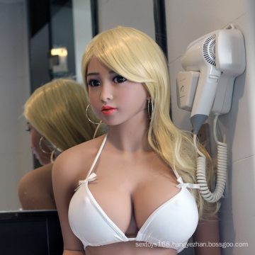 Top quality 158CM Real sex doll with blonde hair big breast and big ass